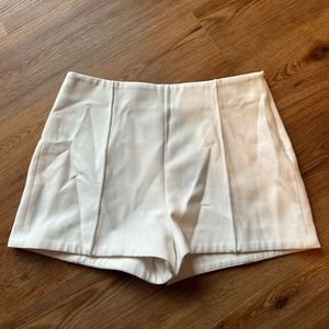 Zara white skirt/short